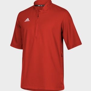 NWT Adidas Team Iconic Cage Top - Red Mens M